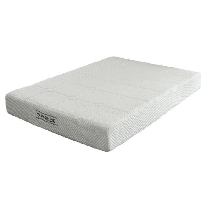 Matelas Superluxe - Gamme Luxe Hôtelière - housse déhoussable rafraichissante outlast à mémoire de forme à haute denisté 85KG/M3