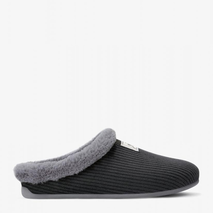 Zapatillas de Casa Mercredy Slipper Cord Negro D.Franklin