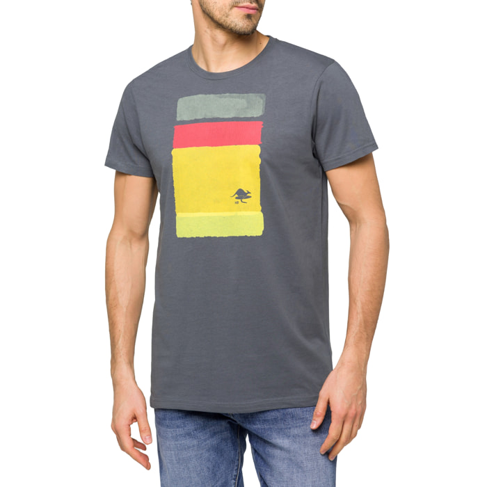 T-shirt in cotone 150 gr Hot Buttered Barrell Grigio.