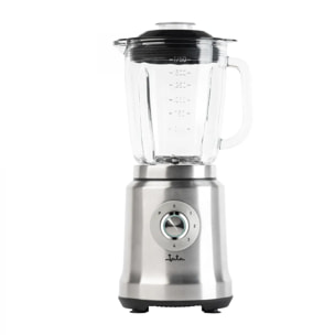 Batidora de vaso JATA JEBT1241 de 1200 W. 6 cuchillas. 4 velocidades + pulse. Pica hielo
