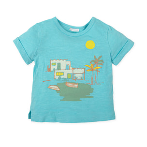 Camiseta - Aguamarina
