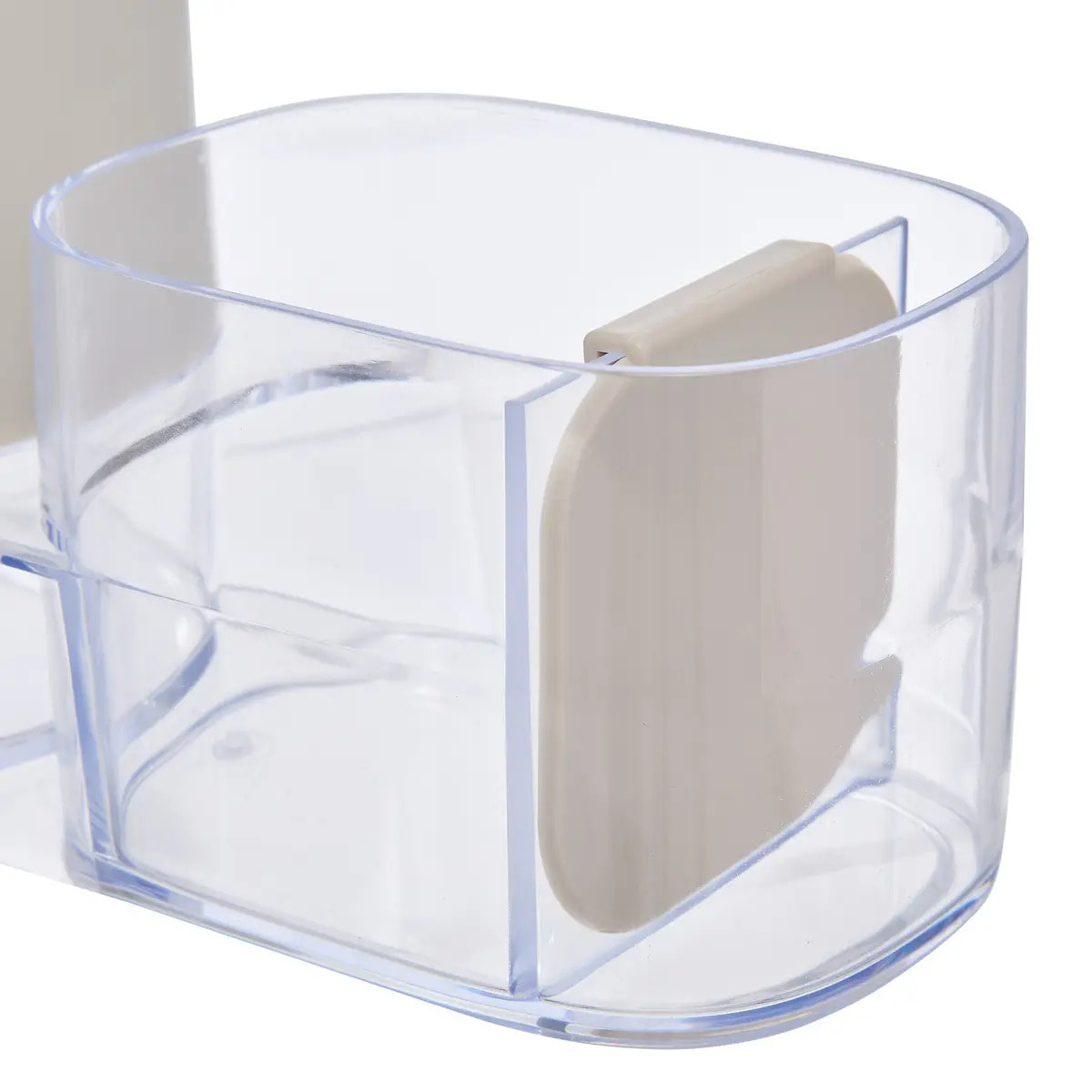 Distributeur de savon Poly rectangulaire 540ml beige