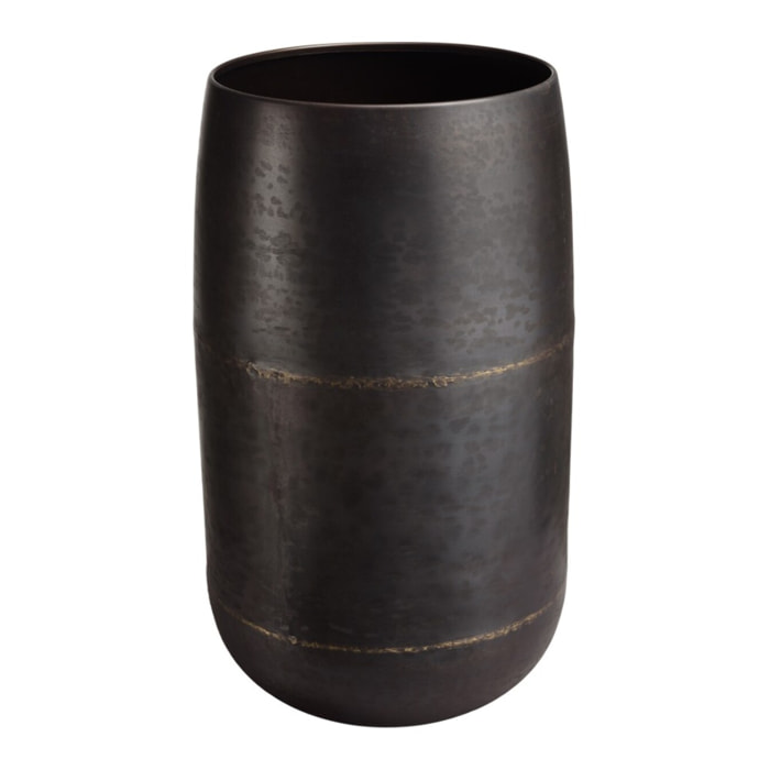 JOHAN - Vase largeur 30.5cm hauteur 52.5cm acier couleur bronze cuivré