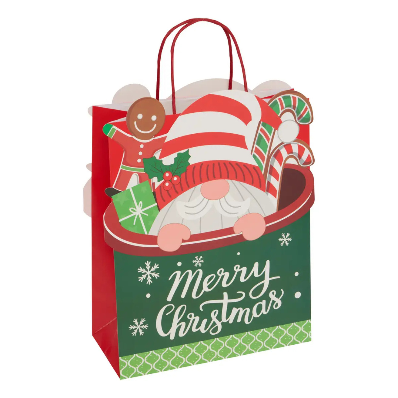 Sac cadeau de Noël personnages moyen modèle