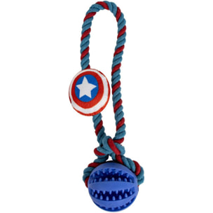 Juguete Para Perro Cuerda Avengers Capitan America