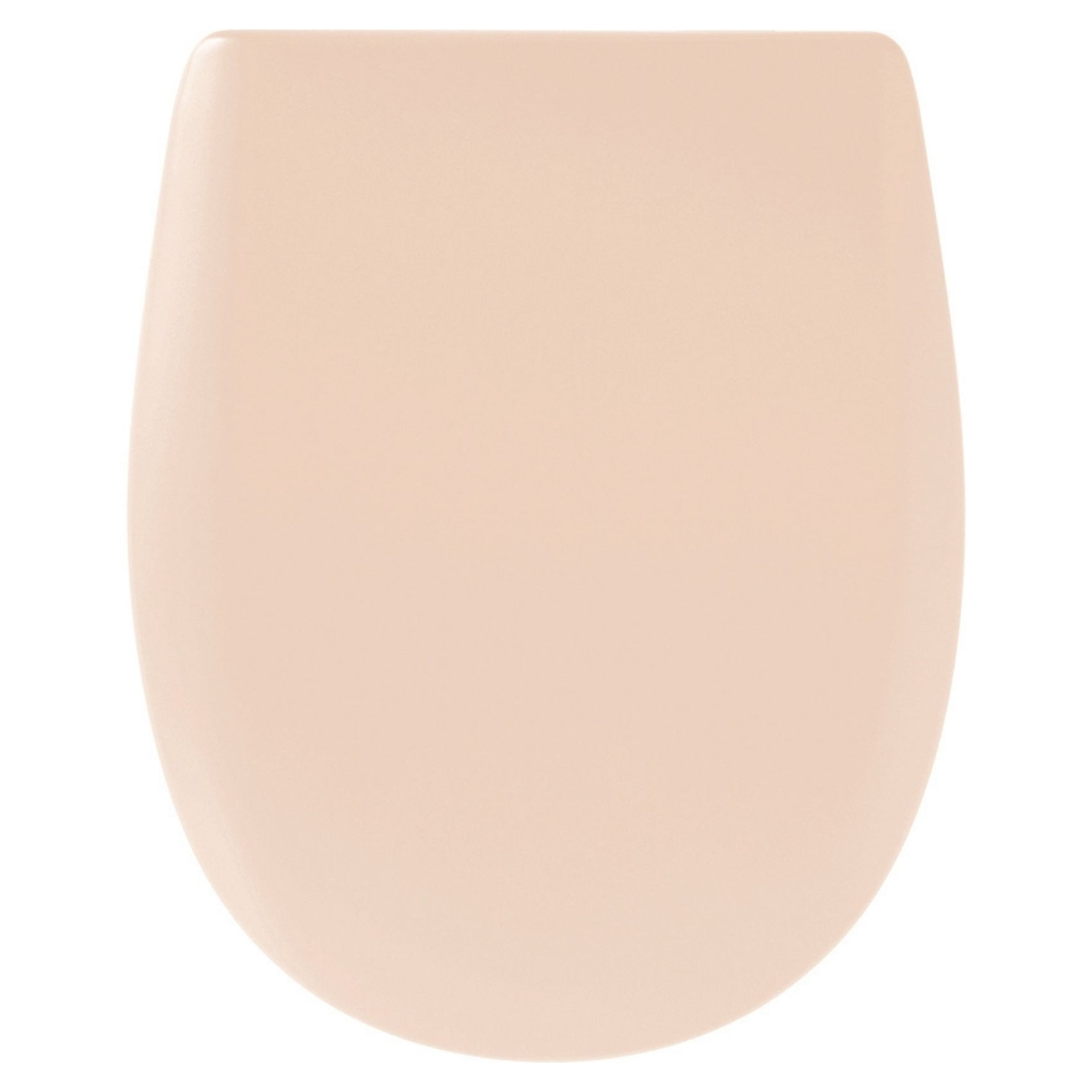 Abattant easy clip avec descente manuelle uni - Blanc cassé