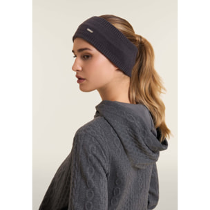 Fascia per capelli invernale a coste