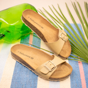 SANDALIA BABUNKERS BEIGE