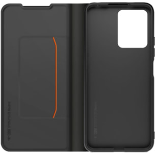 Etui avec cordon MADE FOR XIAOMI Redmi 13 4G folio noir + dragonne