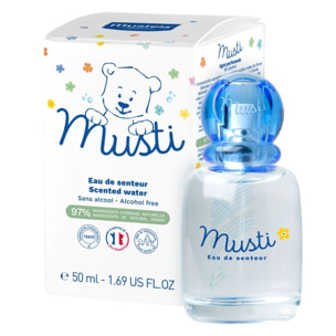 Musti - Coffret l'Eau de Senteur Musti 50ml + Doudou Marron