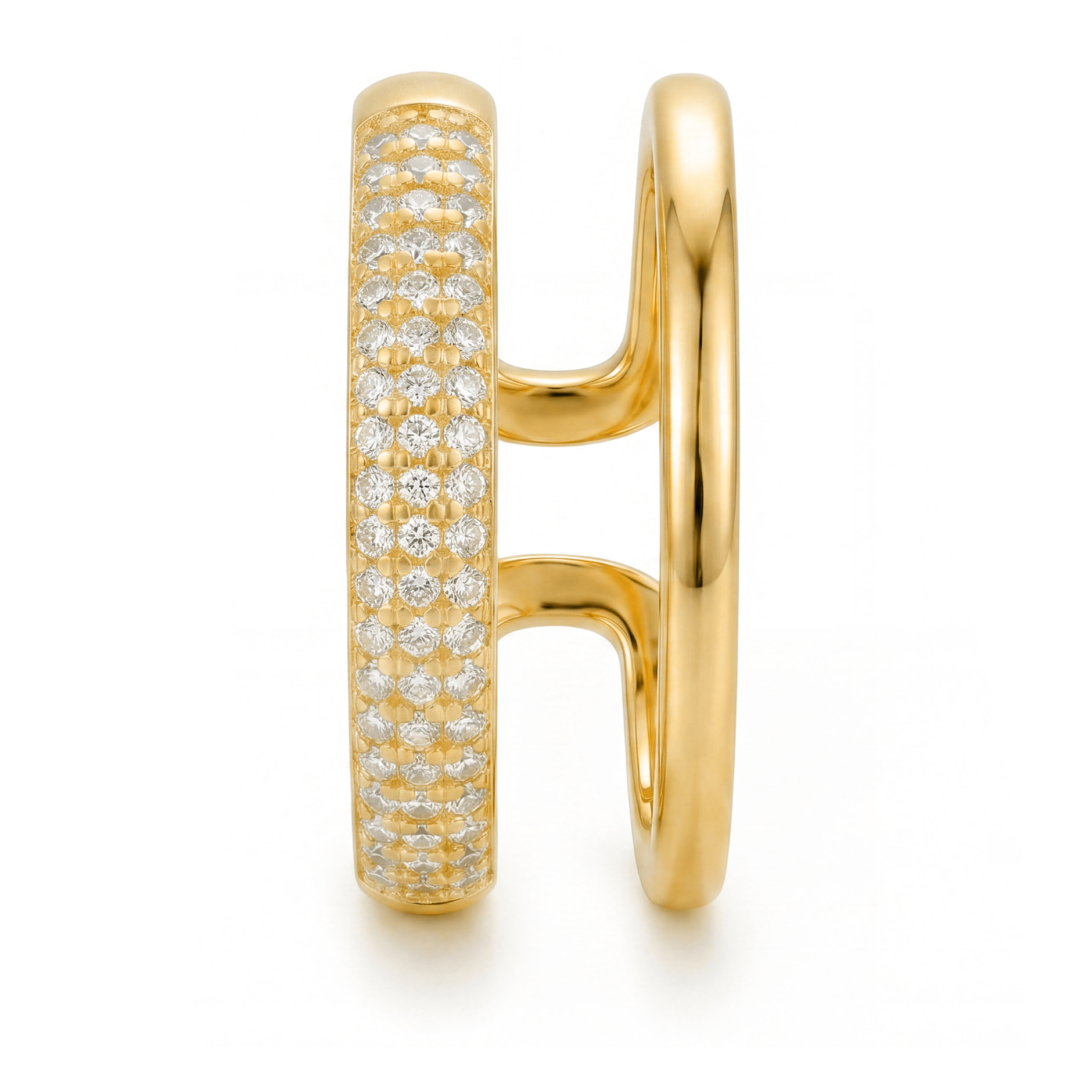 Anillo Armoshi acabado oro amarillo 18k