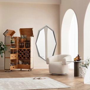 Miroir Bea 150x90cm gris Kare Design