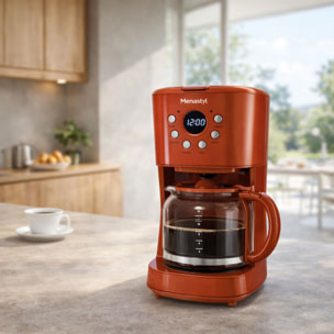 Cafetière electrique 1,5L brique RETRO