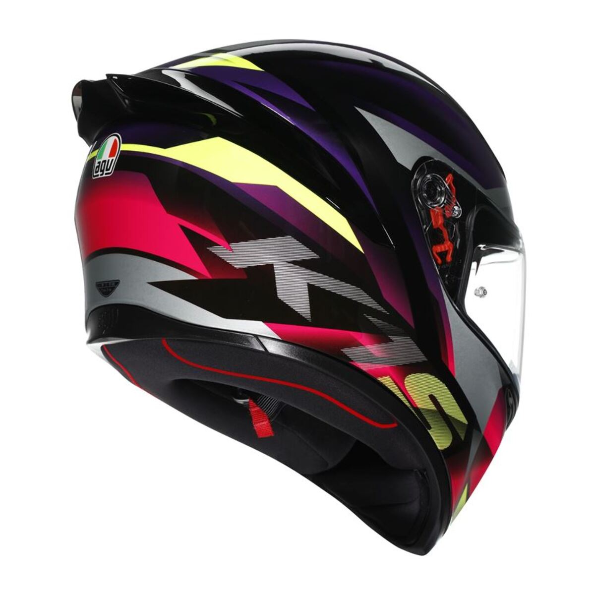 CASCO AGV K1 S AGV E2206 FASTLAP BLACK/PURPLE/PINK
