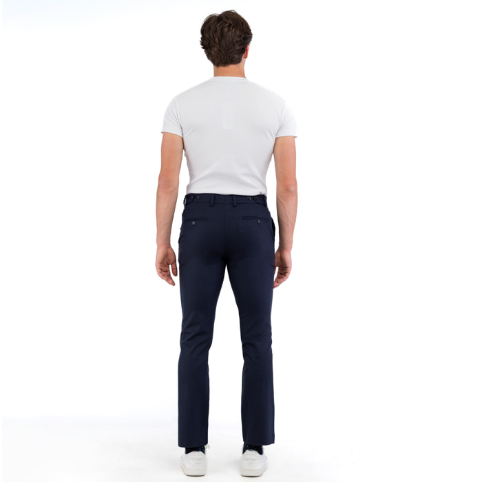 BIKKEMBERGS pantalone uomo dress blue