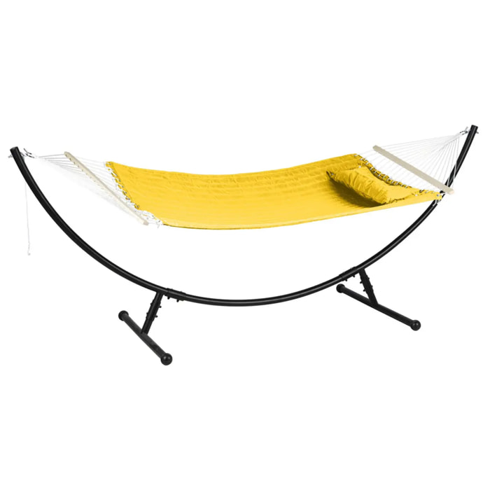 Toile de hamac matelassé Akio Jaune moutarde