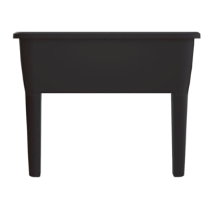 Huerto Urbano con invernadero de 52 litros color negro