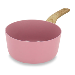 Casserole 18cm en aluminium recyclé lilas - tous feux COLORAMA