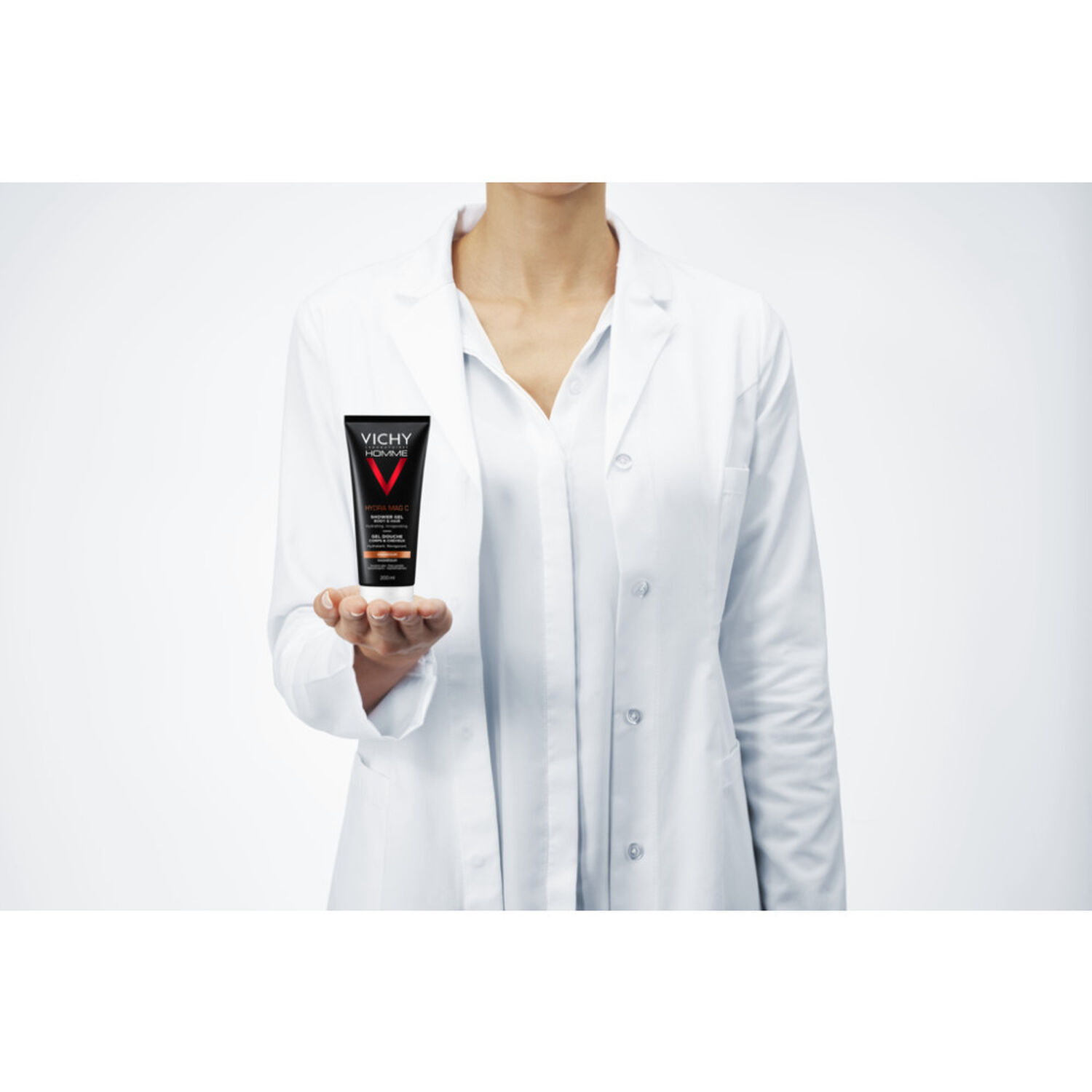 Vichy Homme Hydra Mag C+ - Gel Douche Corps & Cheveux 200 ml