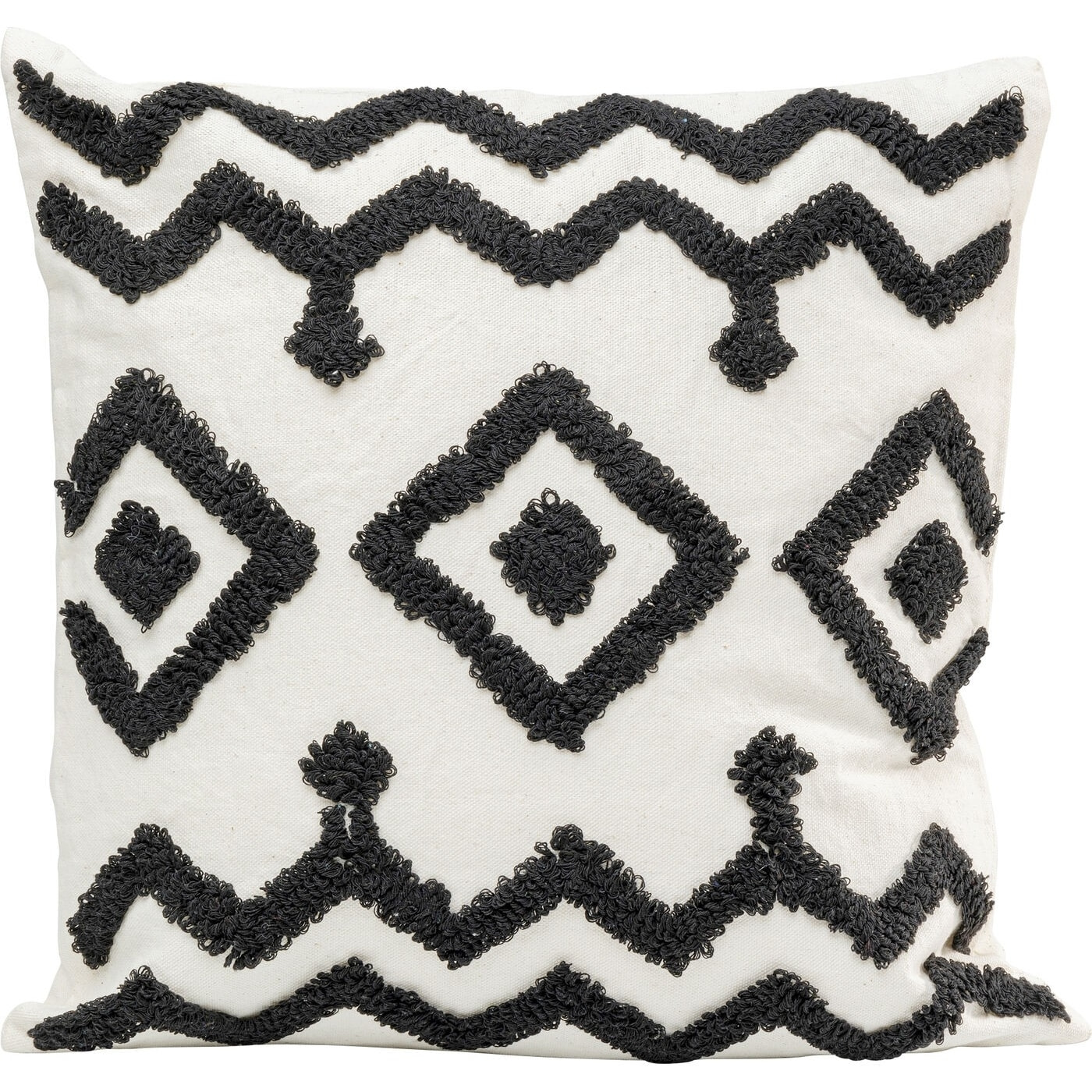 Coussin chevrons noirs Kare Design