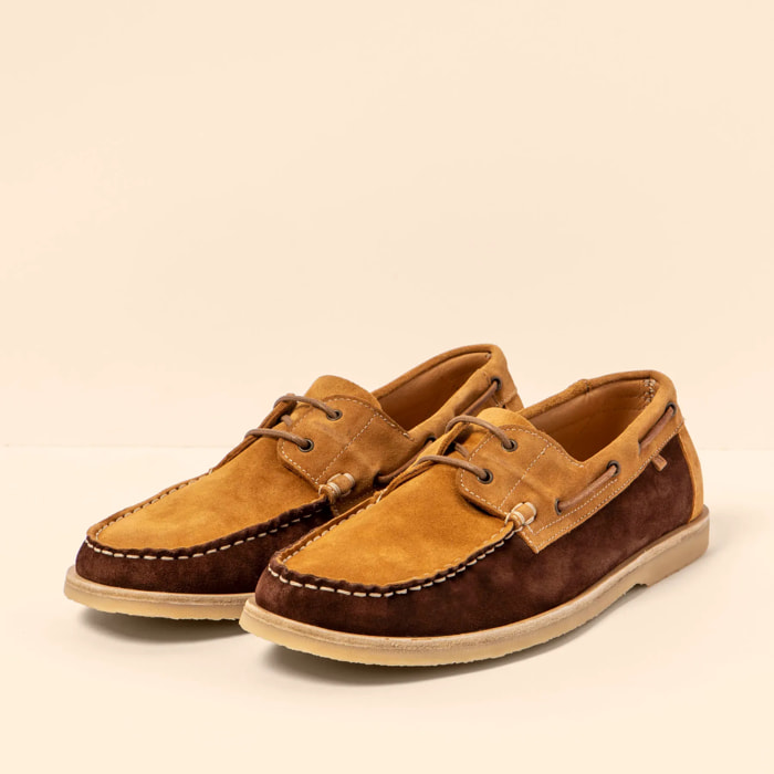 Zapatillas N5963 SILK SUEDE CHOCOLATE-TOFFEE/ PLANTAE color Chocolate-toffee