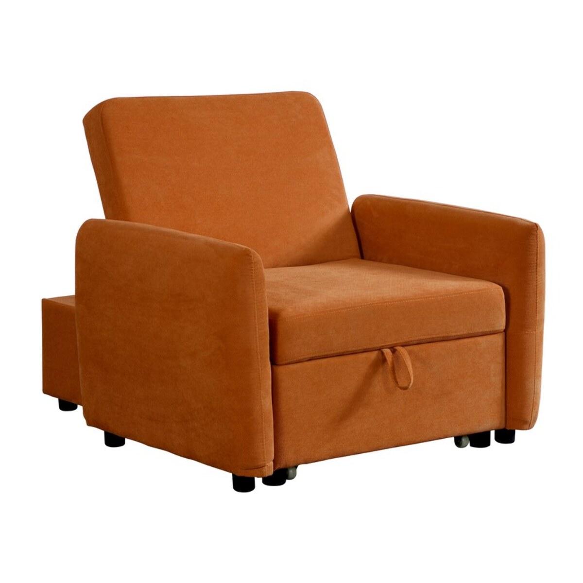 Poltrona letto arancio 95x107x87cm - Oulida