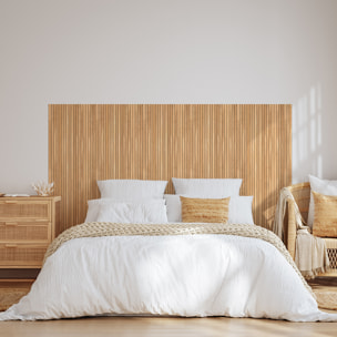 Rouleau revêtement adhésif vinyle au mètre - Sticker mural tête de lit - BOIS SCANDINAVE