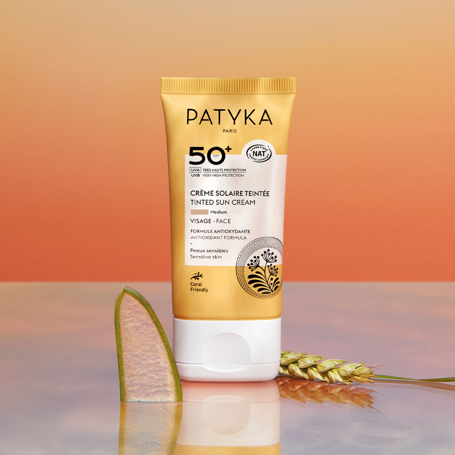 Solaire - Crème Solaire Teintée SPF50+ Médium 40ml