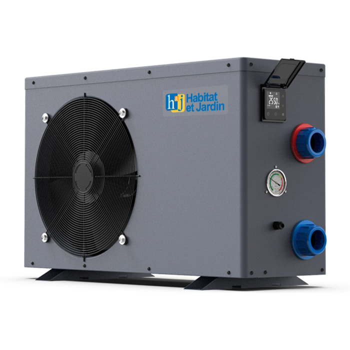 Piscine bois en kit rectangle " Tampa 145 " - 7.20 x 4.20 x 1.44 +  Pompe à chaleur - Puissance 6.1 kW