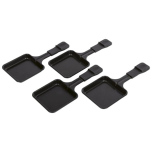 Raclette grill 4 personnes Acier inoxydable Proficook PC-RG1301-Inox