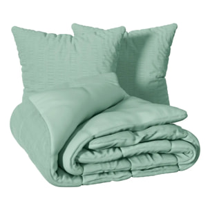 Parure de lit Irhia 240x220cm vert céladon