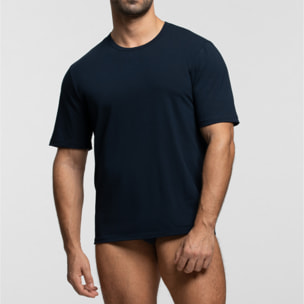 T-Shirt girocollo in cotone organico Cotton Planet vestibilità comfort