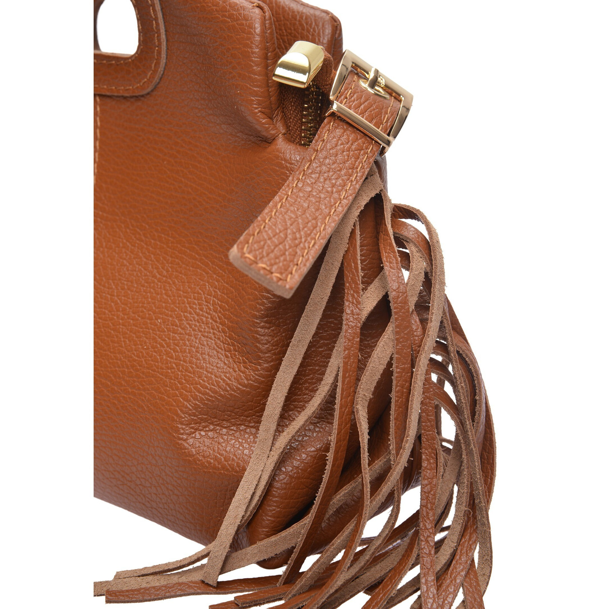 Borsa a mano Anna Luchini Cammello