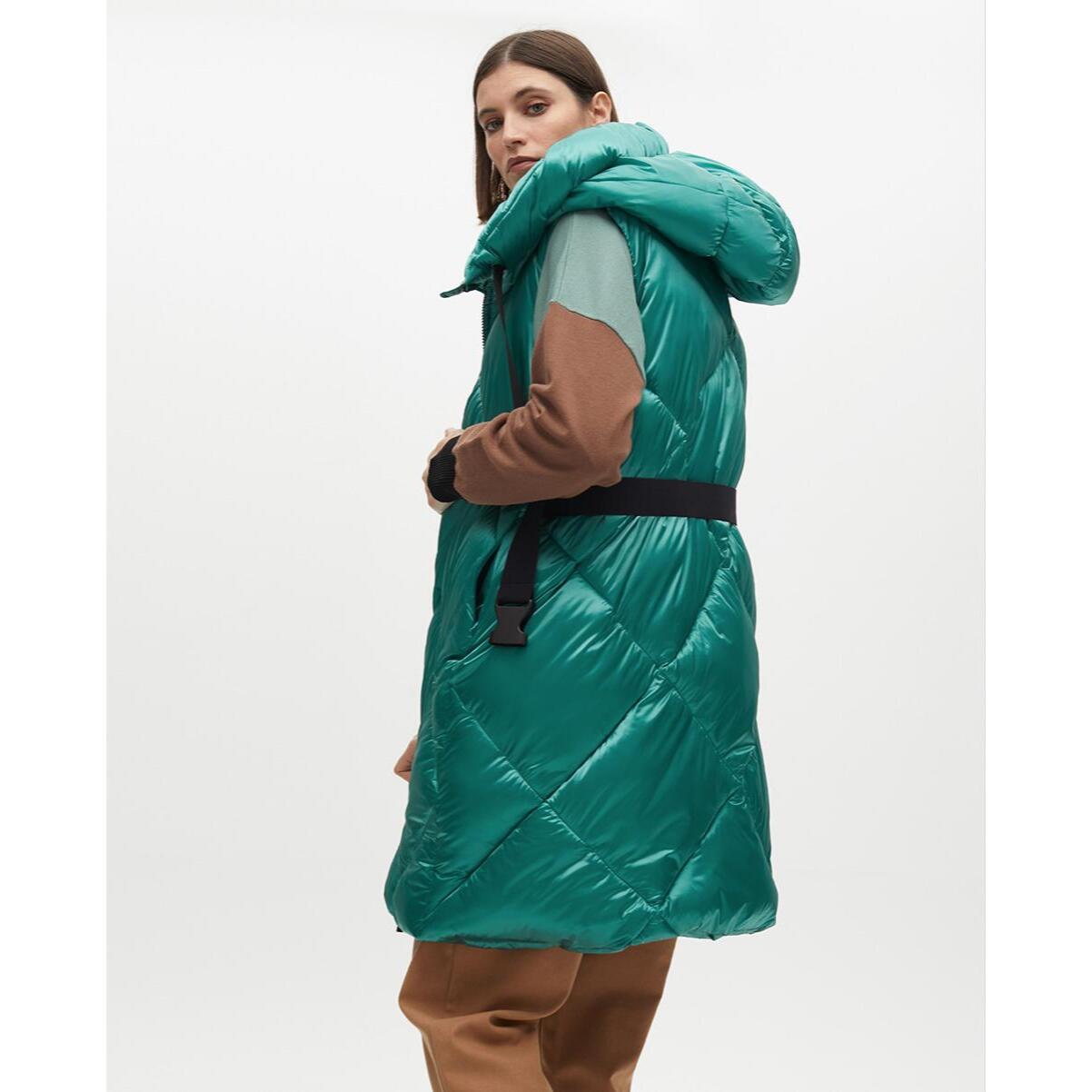 Gilet Imbottito con Cappuccio