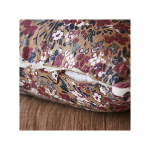 Lot de 2 Coussins 40 x 40 cm en Gaze de Coton avec Crochet - CAPUCINE
