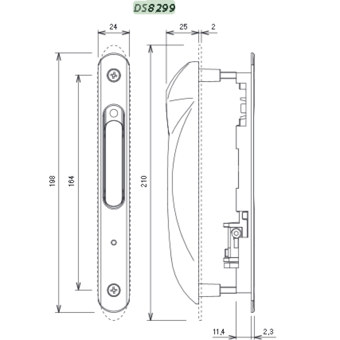 Coquille double Silène 8299 LA CROISÉE DS - Blanc - DS8299-036