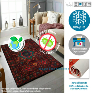 Alfombra de Poliester estampada 140 x 220cm