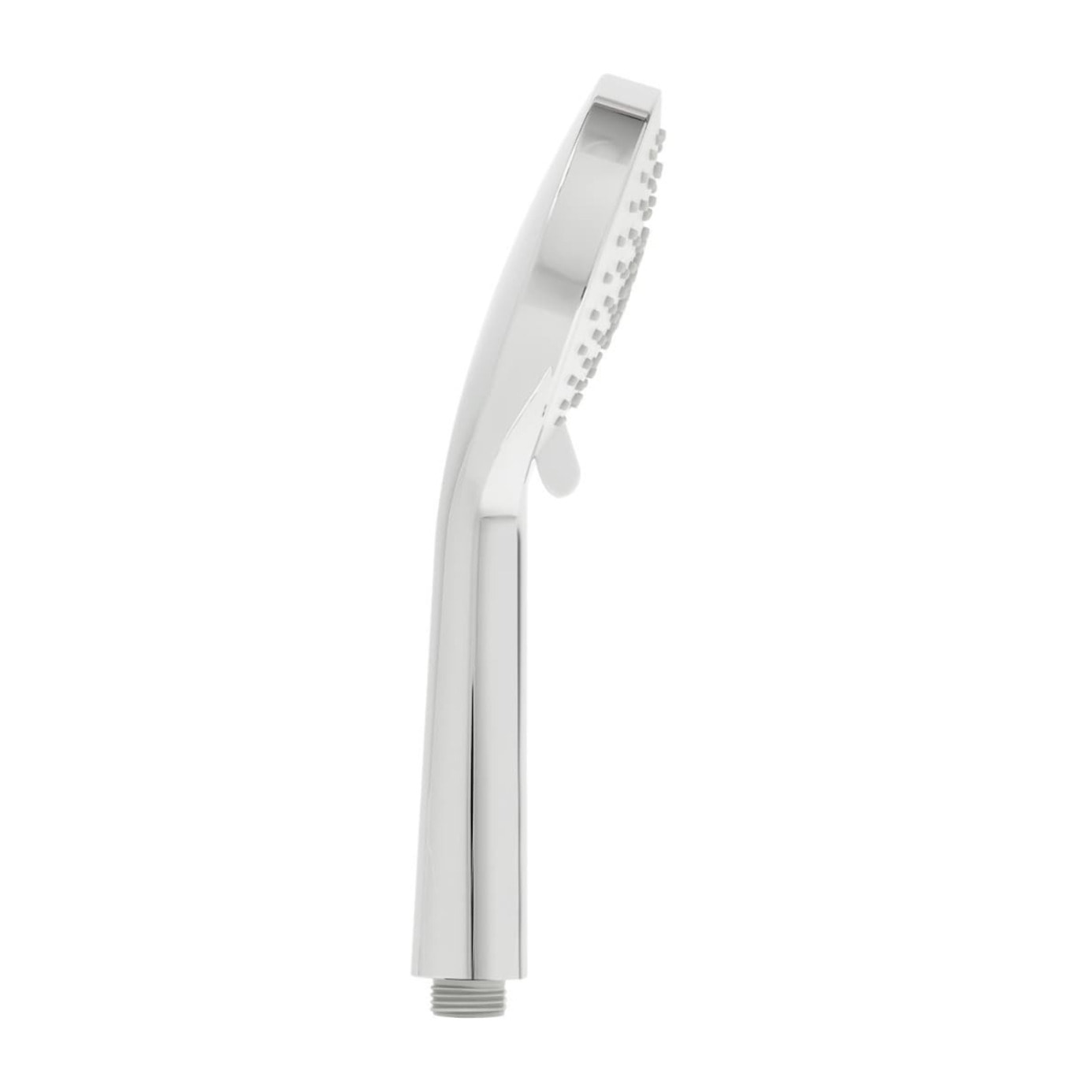 Douchette à main en plastique, 3 jets, buses silicone, chrome brillant (SATBSRS22)