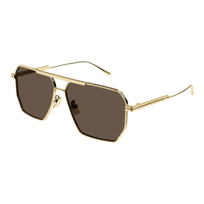 Gafas de Sol Bottega Veneta BV1012S-003 de Metal Hombre 60 mm
