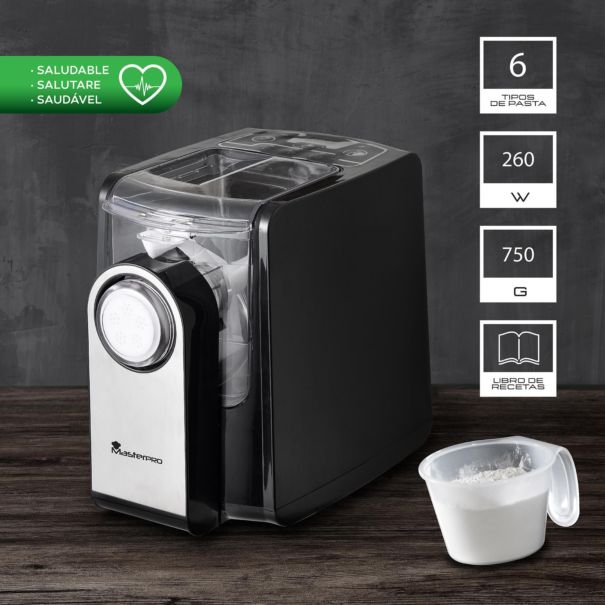 Máquina de pasta 260w para 6 tipos de pasta masterpro