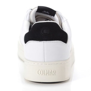 Sneakers Colmar Bates Plain White Black Bianco