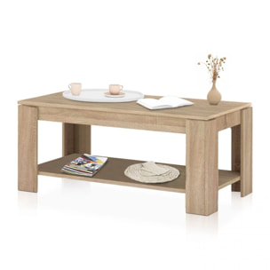 Mesa de centro elevable Lya Roble Canadian