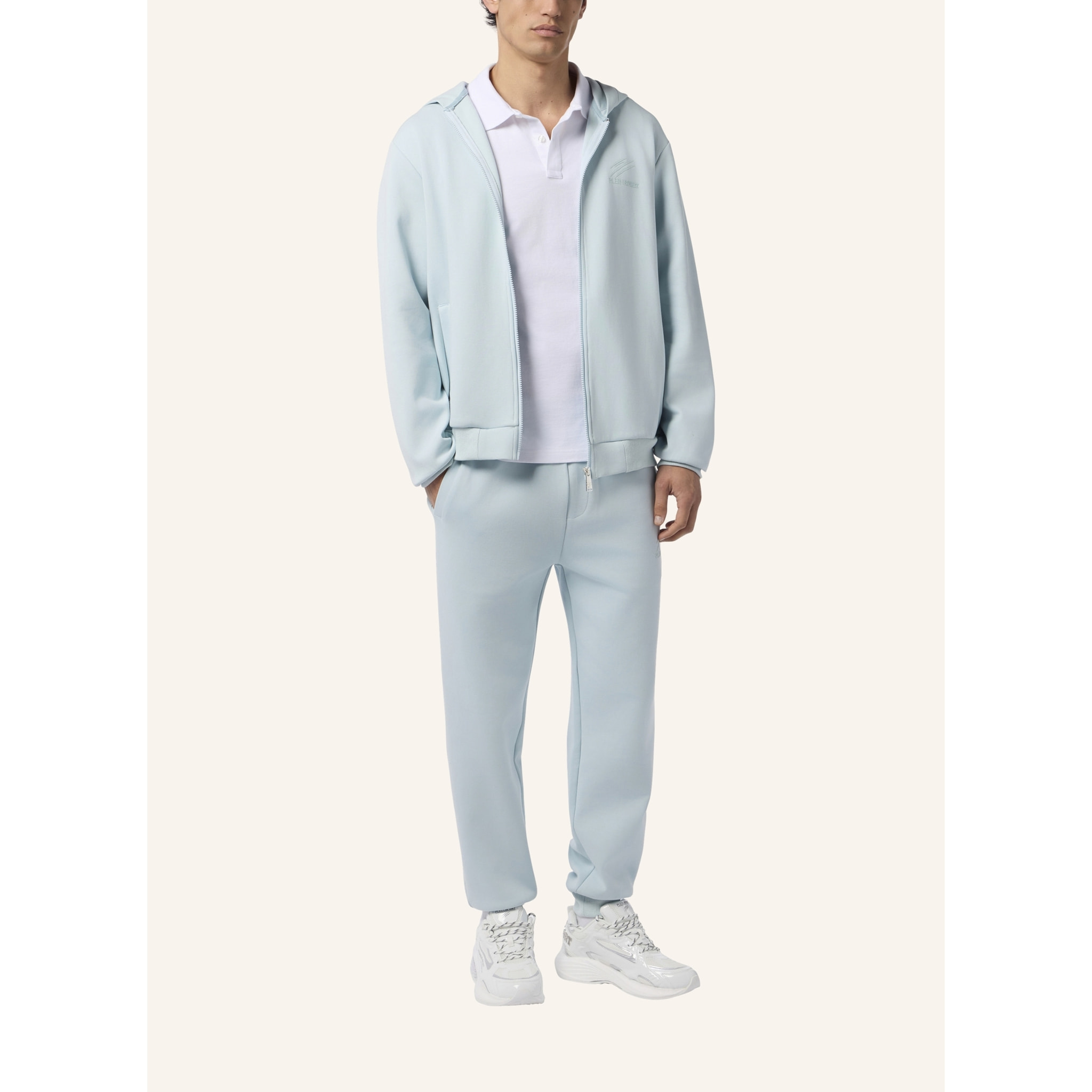 PLEIN SPORT Pique Zip Hoodie Icon