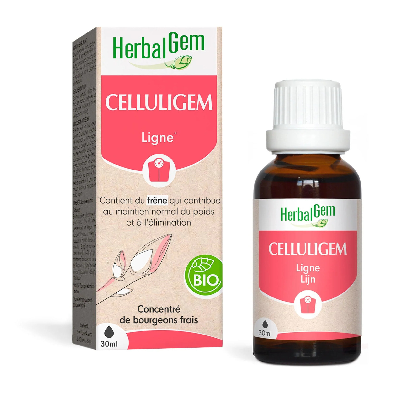 Herbalgem- Celluligem - complexe ligne - Bio - 30 ml