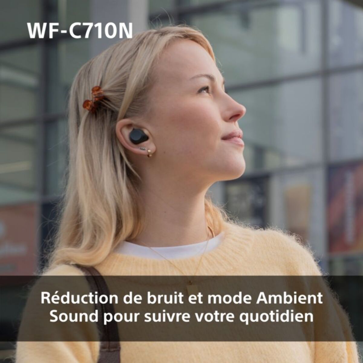 Ecouteurs SONY WF-C710N Rose