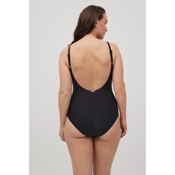 Costume intero modellante nero coppa C