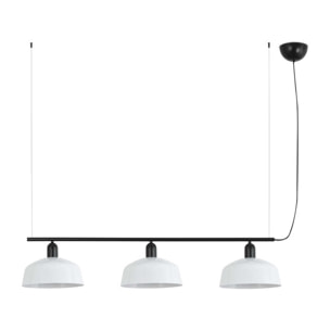 TATAWIN M metallo 3L Lampada a sospensione bianca