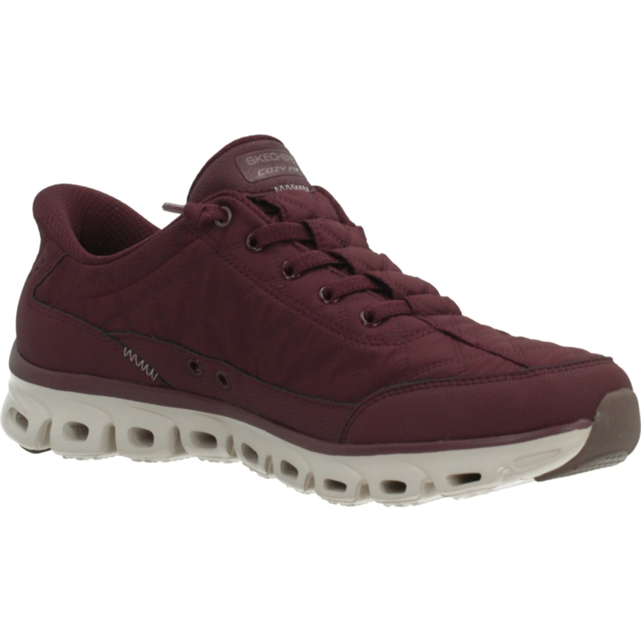 Sneakers De  Mujer 104556s Glide Step At Ease Burdeos