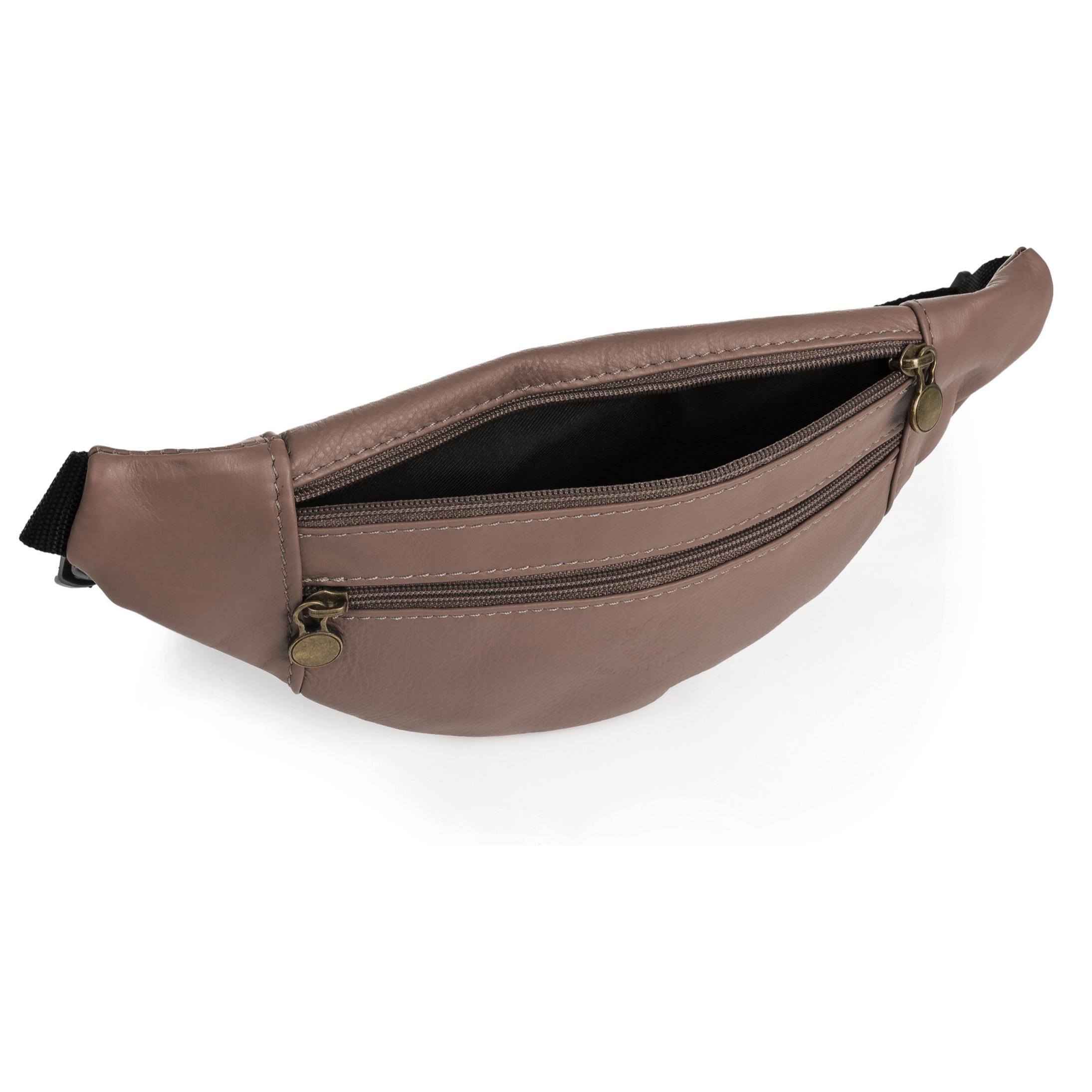 Borsa da viaggio unisex trasparente. Vera pelle Sauvage