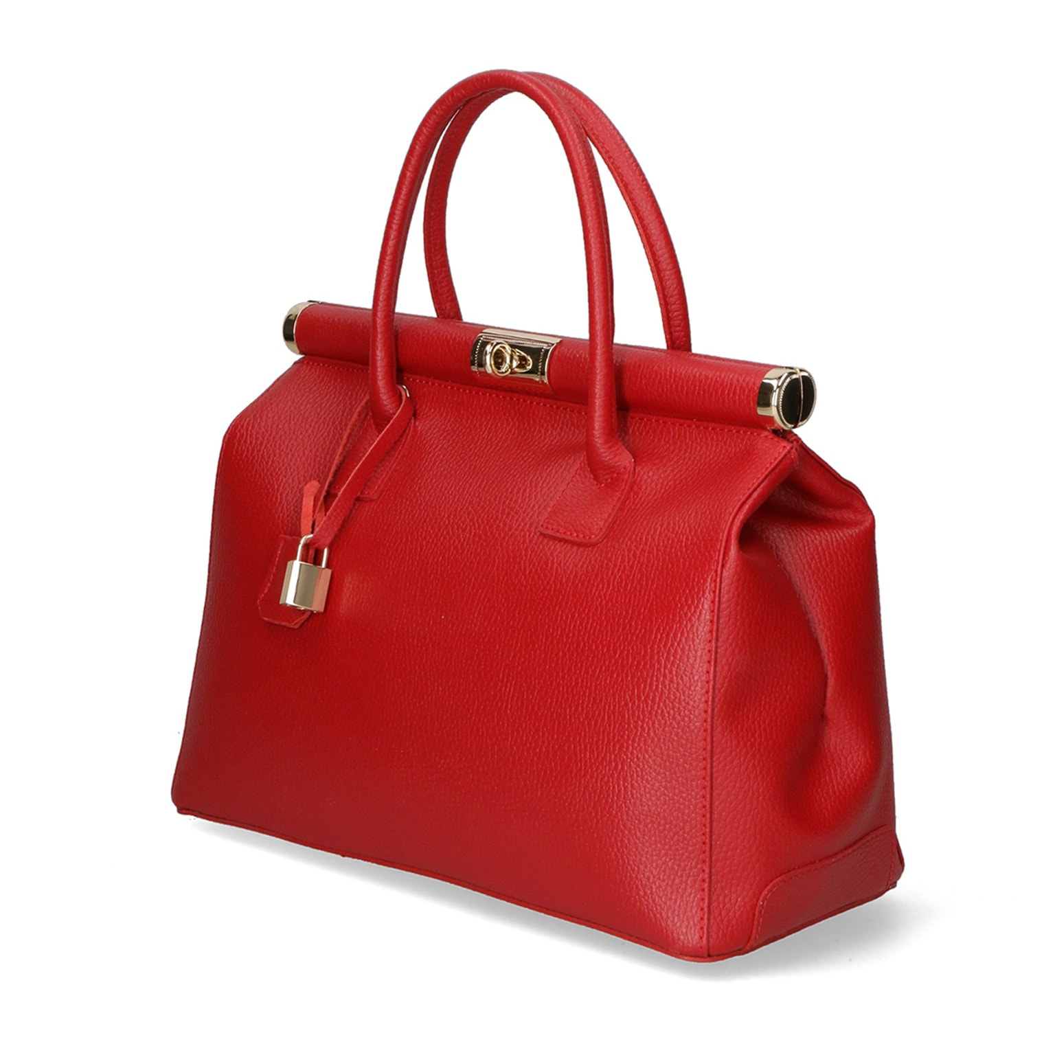 Borsa a mano da donna - Modello Aleria - Vera pelle - 35.0 x 26.0 x 16.0 cm
